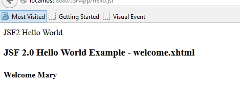 Welcome Message