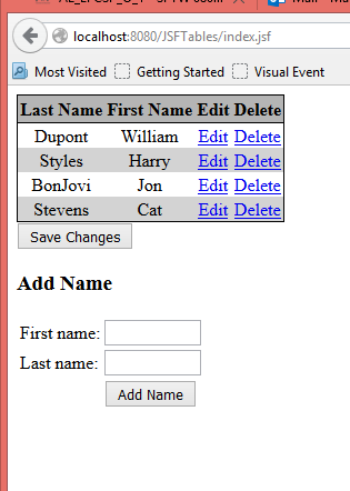 Add to Names Array