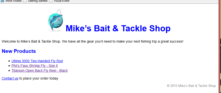 bait shop