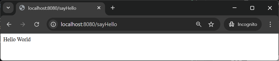 Test the application