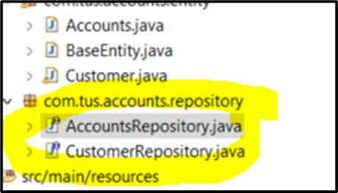 Repository Interfacese