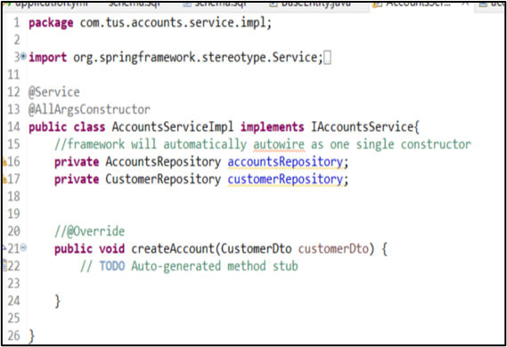 Accounts Service Impl