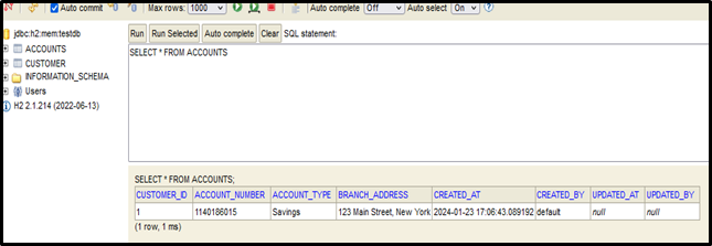 Check Data in Database