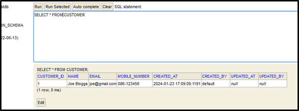 Check Data in Database