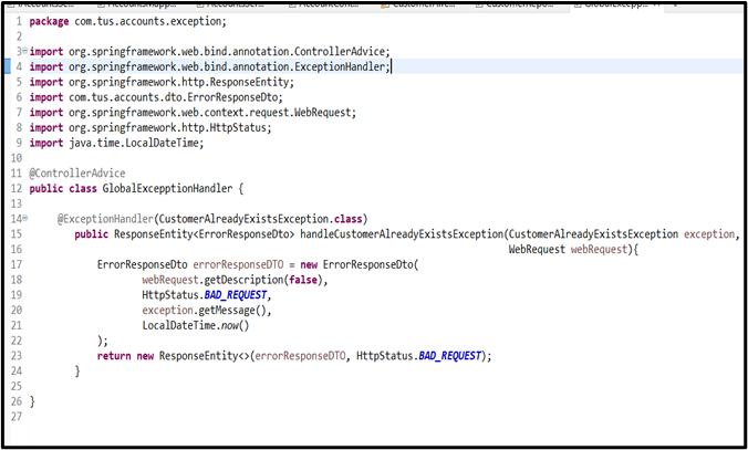Global Exception Handler