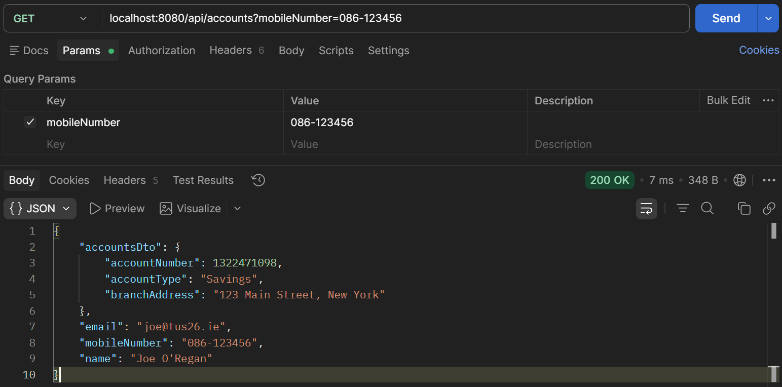Test API Get Customer