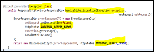 Global Exception Handler