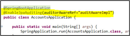 Enable JPA Auditing