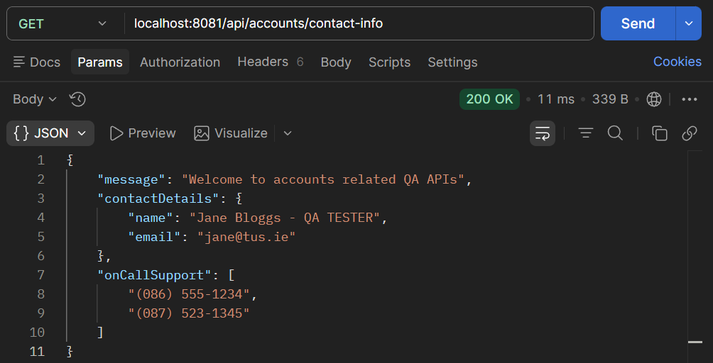 QA Profile
