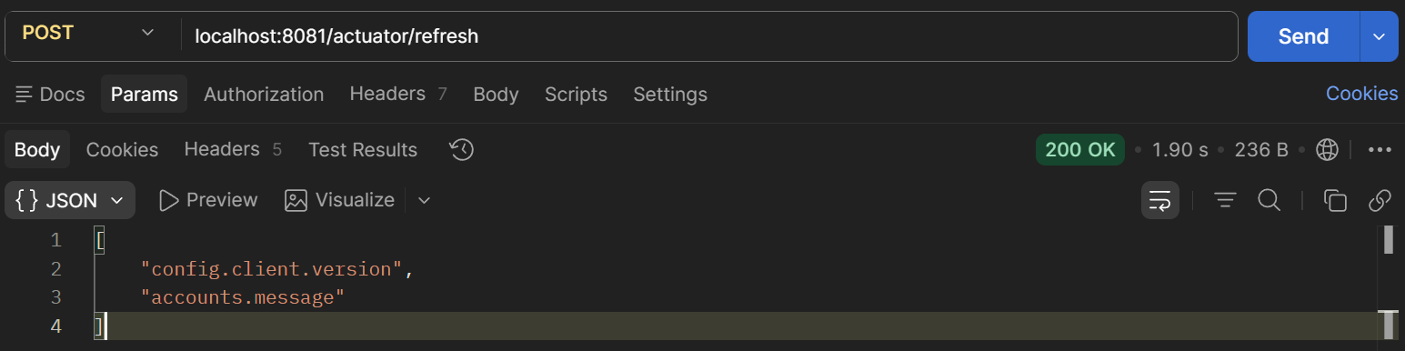 Actuator Refresh API