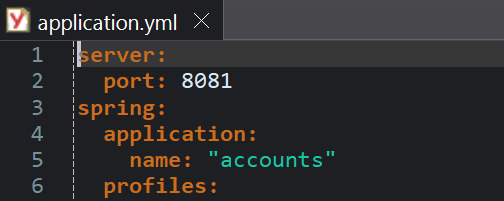 service name lowercase in application.yml