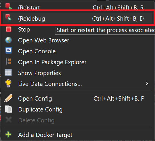 Debug Accounts