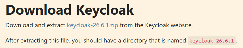 Download Keycloak