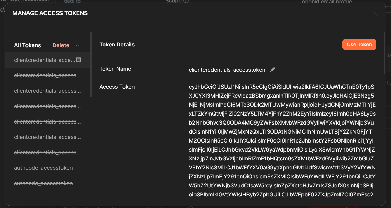 Use Token