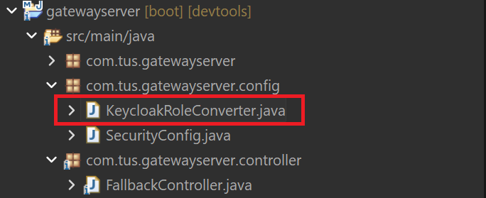 KecloakRoleConvertor Class