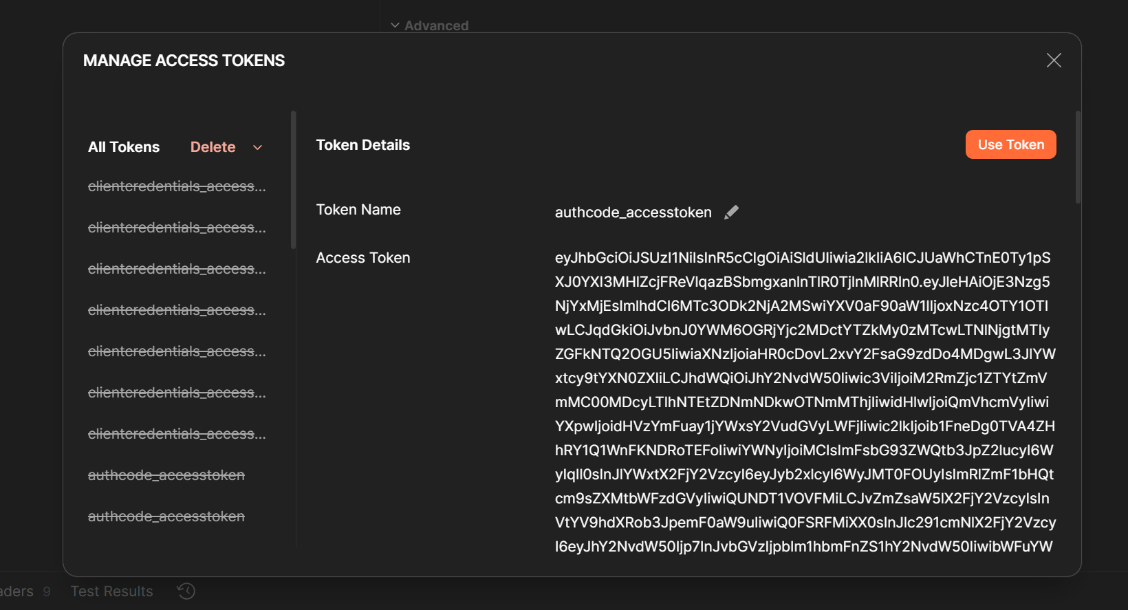 Use Token