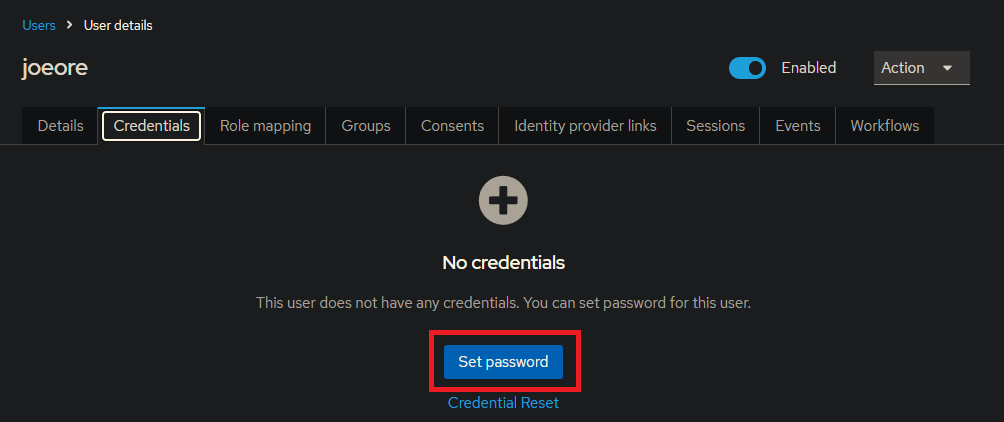 Credentials