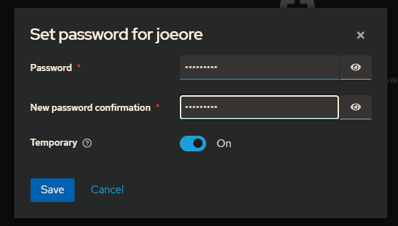Set Password