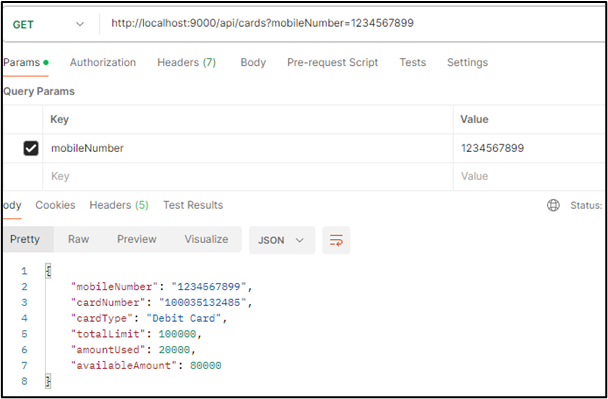 Fetch updated values – card details updated