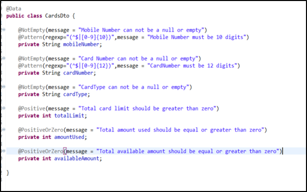 Handling errors in CardsDto